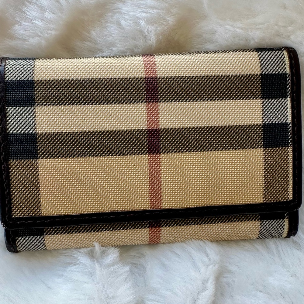 Burberry 6 - Key Case Leather Key Holder